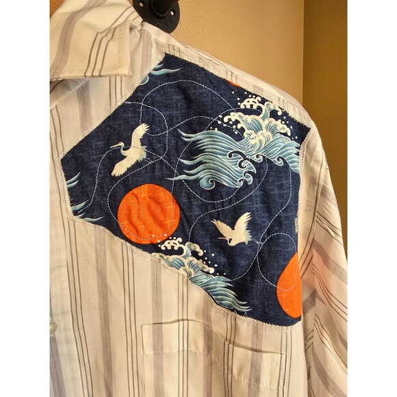 Claire la Faye Button down long sleeve shirt men's size 16.5 vintage - Picture 2 of 10